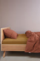 Bettwäschehouse – Jersey – Topper-Spannbettlaken – 140 x 200 220 cm – gelb