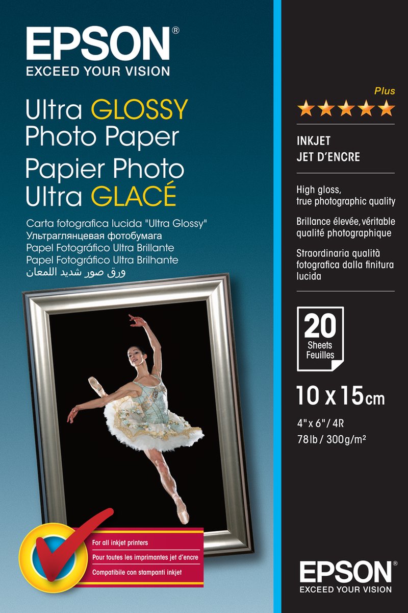 Epson Ultra-Glanz-Fotopapier 10x15