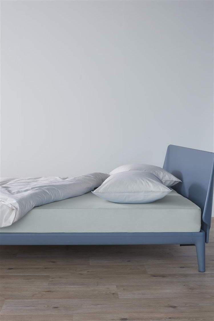 Bettwäschehouse – Jersey – Topper-Spannbettlaken – 180 x 220 cm – Hellblau