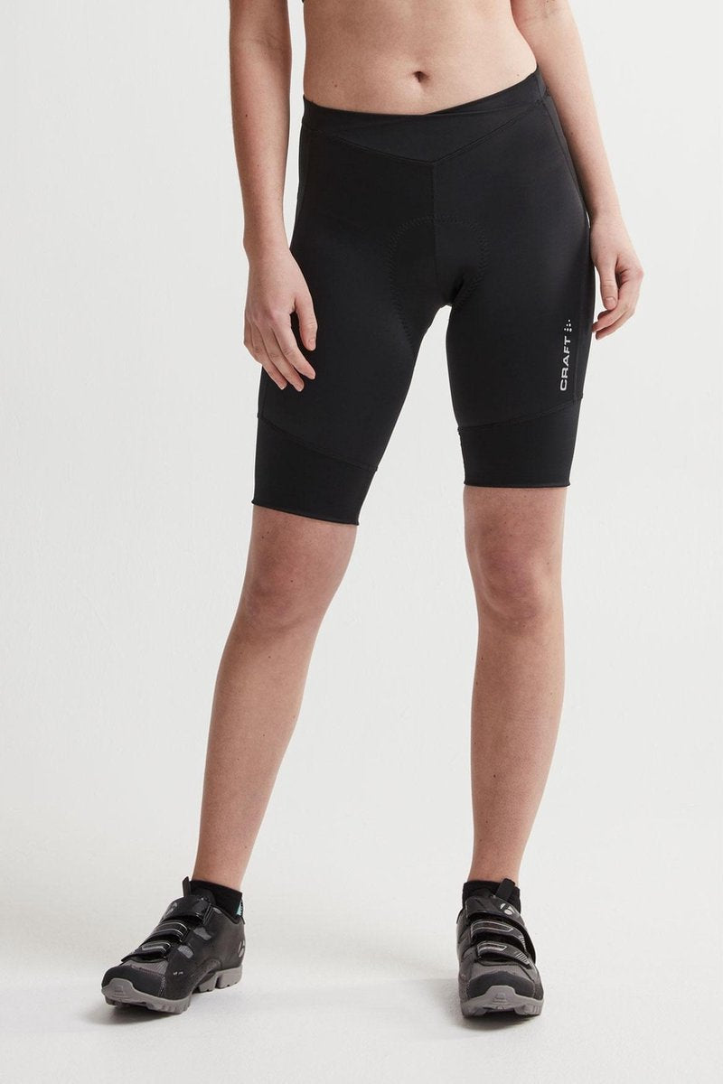 Craft Core Essence Shorts W Damen-Radhose – Schwarz – Silber