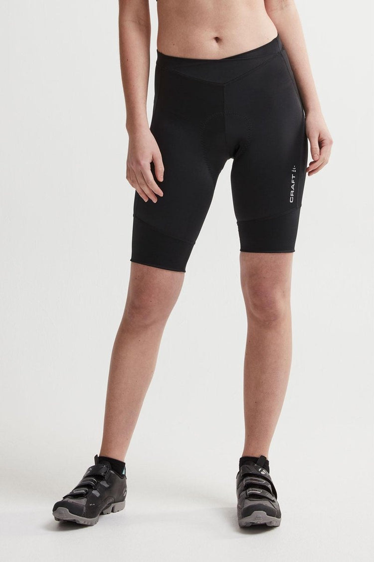 Craft Core Essence Shorts W Damen-Radhose – Schwarz – Silber