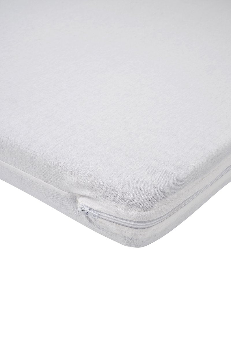 Meyco Baby Meyco Campingbett-Matratzenbezug – 60 x 120 cm – Jersey – Weiß