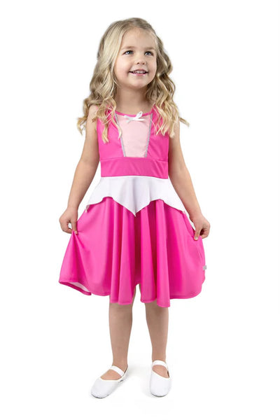 Kleine Abenteuer – Dornröschen-Twirl-Kleid – Größe XL (128-134)