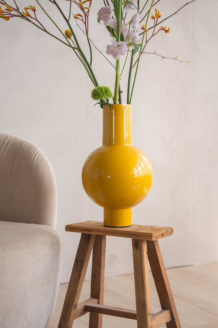 Pip Studio - Vase - Ockergelb - Eisen - 24x40cm