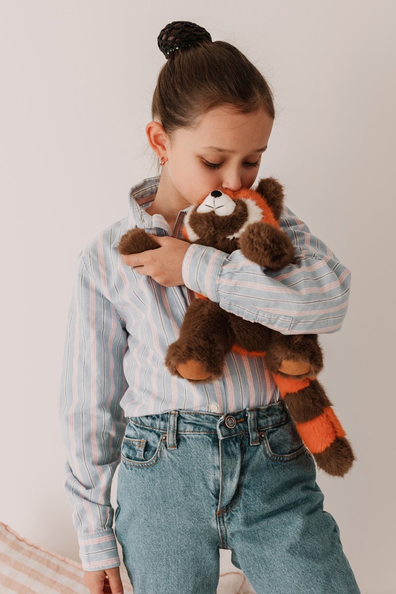 One Love Kuscheltier – Roter Panda rostig – 43 cm – Orange und Braun – 0 Jahre