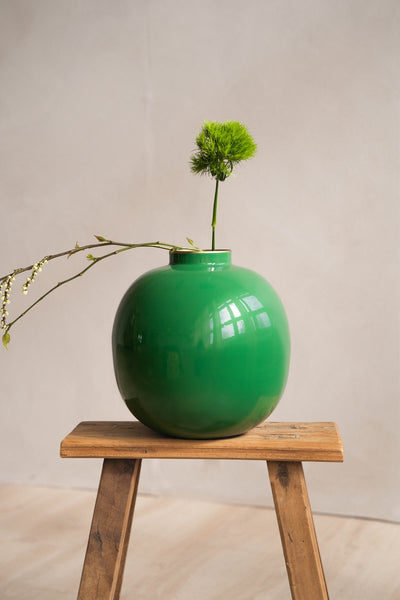 Pip Studio - Vase - Grün - Eisen - 23x23cm
