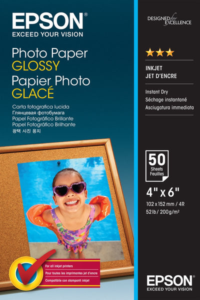 Epson Photo Paper Glossy 10x15cm 50 Blätter