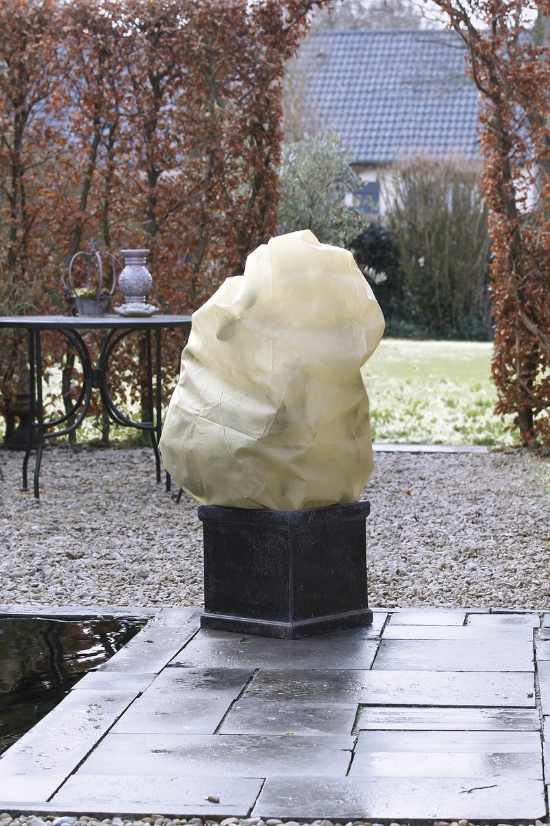 Naturwinterabdeckung mit Schnur für Pflanzen 1 m x Ø 50