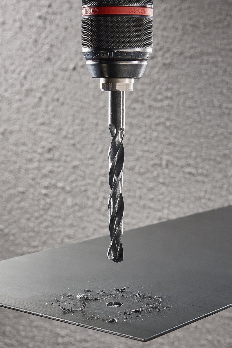 Wolfcraft – 9-teiliges Bohrerset für Metallstein – 3 bis 8 mm – Metallbohrer – 7115000