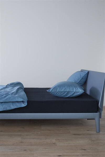 Beddinghouse – Jersey – Split-Topper – Spannbettlaken – 160 x 220 cm – Marineblau