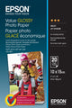 Hochwertiges Hochglanz-Fotopapier von Epson – 10 x 15 cm – 20 Blatt