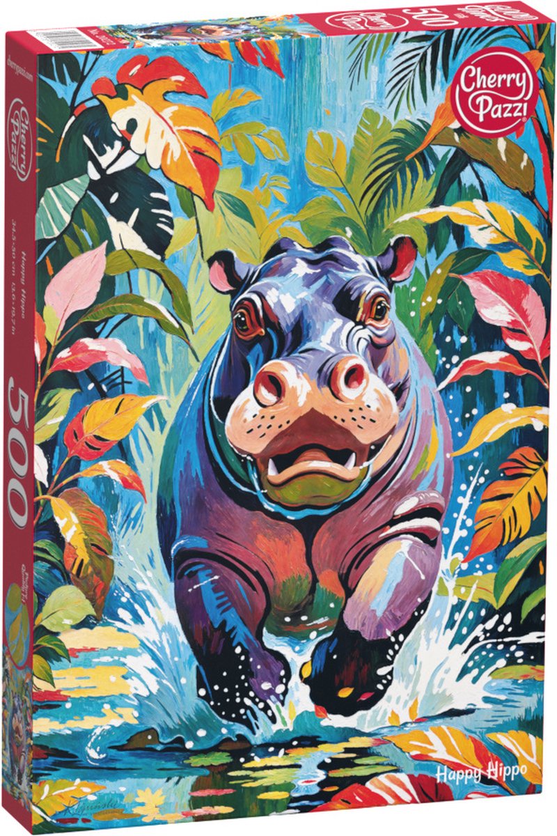 Cherrypazzi Happy Hippo Puzzle 500 Teile