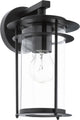 Eglo Valdeo - Außenbeleuchtung - IP44 - Wandleuchte - 1 Licht - Schwarz - Klar