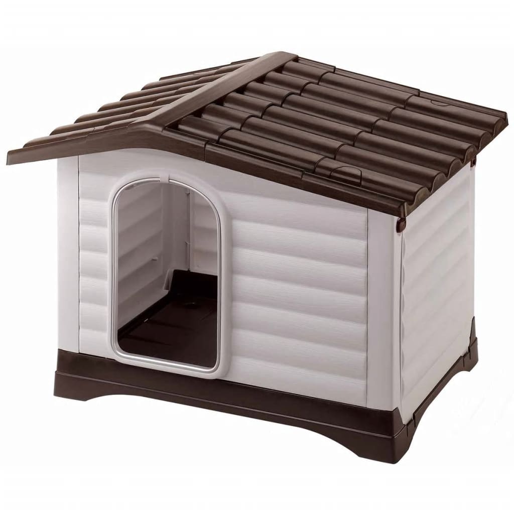 Ferplast Doghok Villa 90 88x72x65 cm Grau 87255099