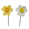 Decoris Kunstblume Narzisse h39cm gelb weiß 2 sort