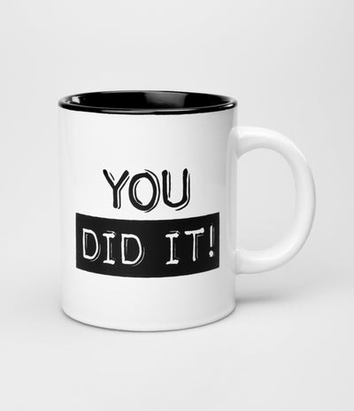 Paperdreams-Tasse – Du hast es geschafft – weiß