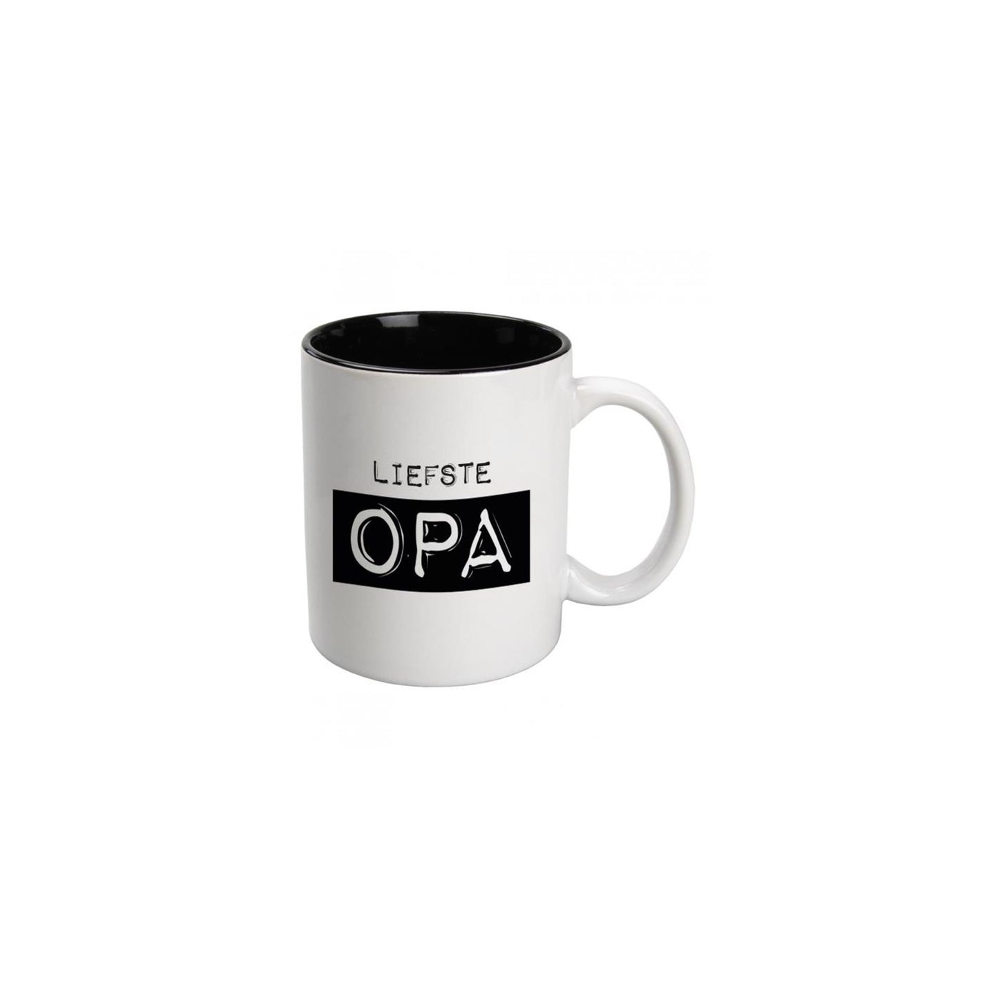 Paperdreams Tasse schwarz weiß - Opa