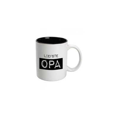 Paperdreams Tasse schwarz weiß - Opa