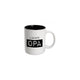 Paperdreams Tasse schwarz weiß - Opa