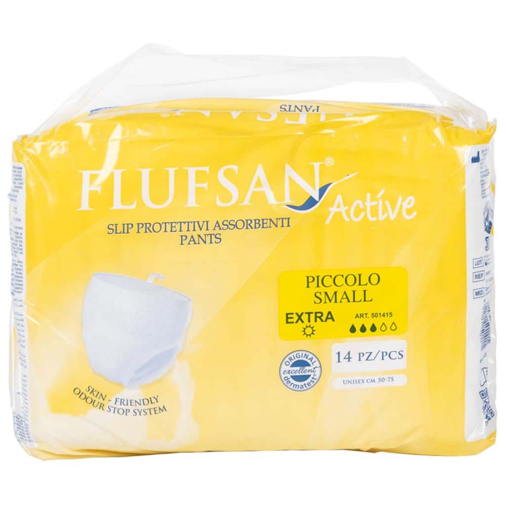 Vidaxl Flufsan Inkontinenzhose für Erwachsene 14 St. Größe s