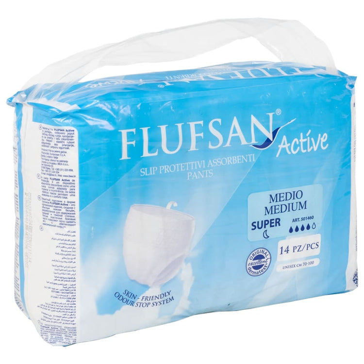 Vidaxl Flufsan Inkontinenzhose für Erwachsene 14 St. Größe M