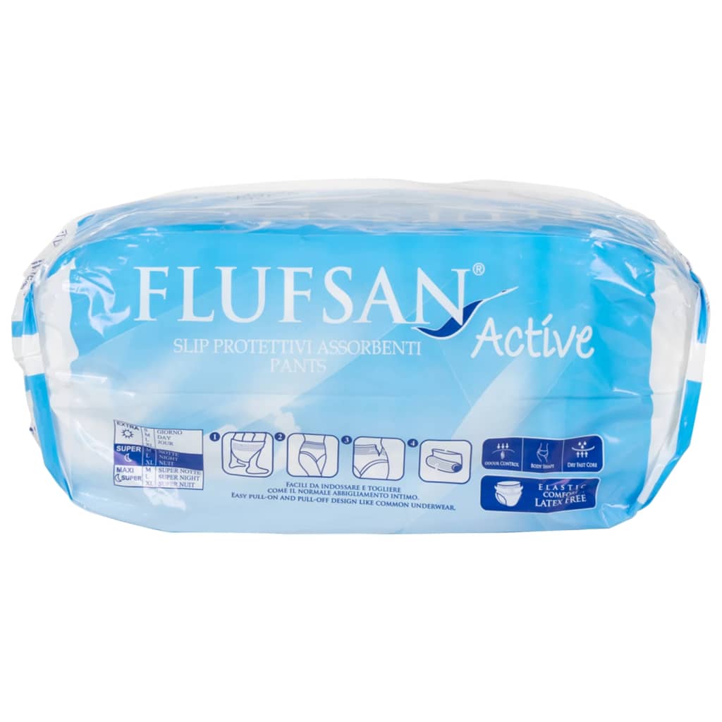 Vidaxl Flufsan Inkontinenzhose für Erwachsene 14 St. Größe M