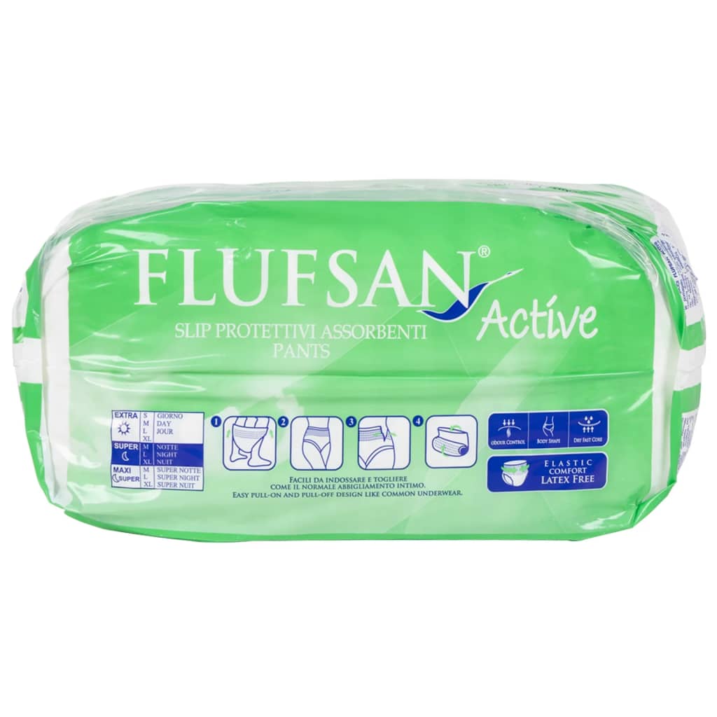 Vidaxl Flufsan Inkontinenzhose für Erwachsene 14 Teile Größe l