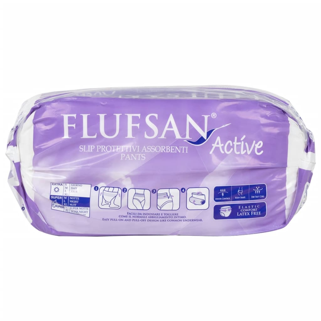 Vidaxl Flufsan Inkontinenzhose für Erwachsene 14 St. Größe XL