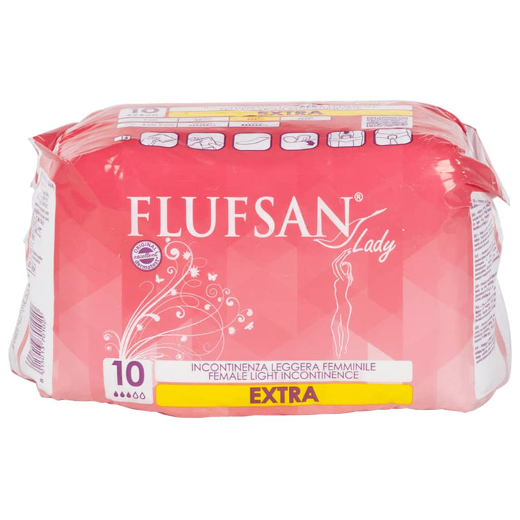 Vidaxl Flufsan Inkontinenzmaterial für Frauen 120 PCs