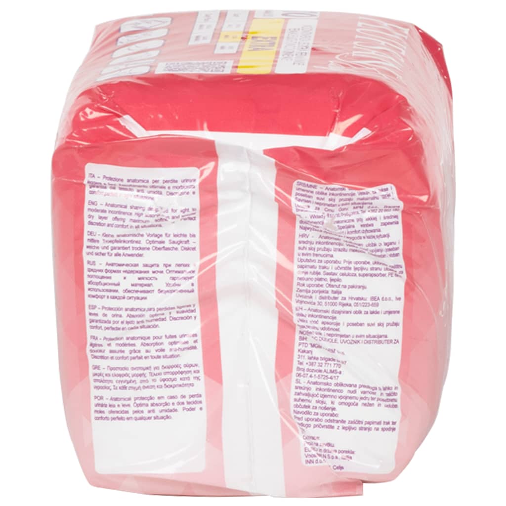 Vidaxl Flufsan Inkontinenzmaterial für Frauen 120 PCs