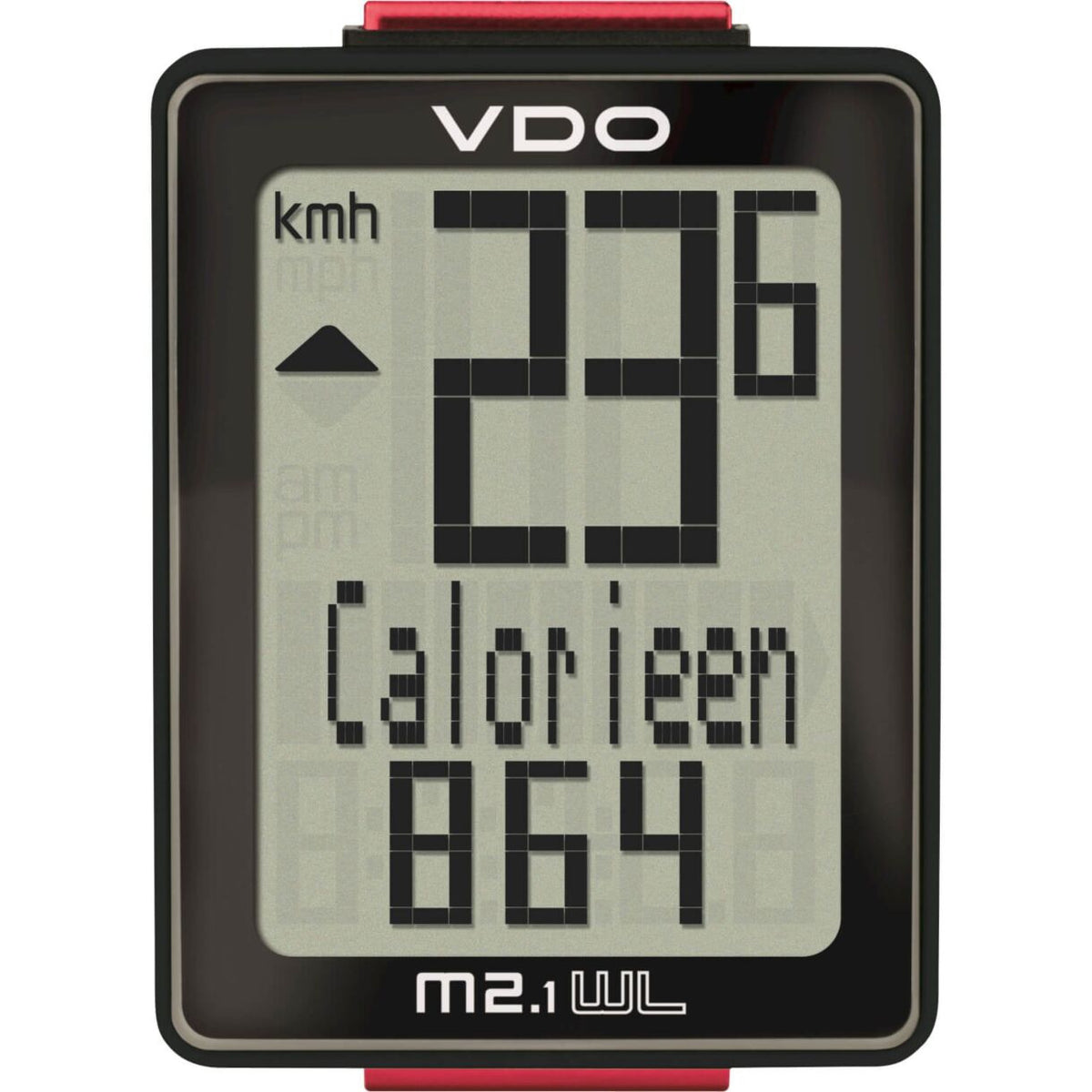 Fahrradcomputer M2.1 WL analog schwarz 10 Funktionen
