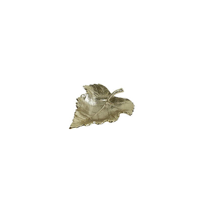 Countryfield Schüssel blattgoldfarbenes Metall 15,5x20x4cm