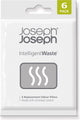 Joseph Joseph Ersatz-Geruchsfilter Intelligent Waste – Aktivkohlefilter für Totem- und Titan-Stack-Abfallsysteme – 6er-Pack