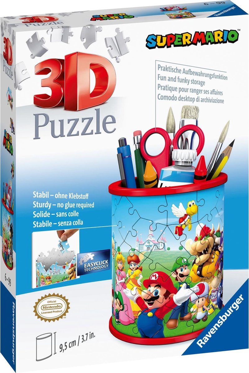 Ravensburger 3D Puzzle Penbak Super Mario