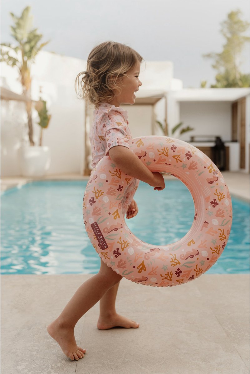 Kleine niederländische Ozeanträume Schwimmring rosa, 50 cm