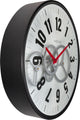 Nexttime Ganguhr – Wanduhr – 36 cm – Metallglas – Weiß – bewegliche Zahnräder