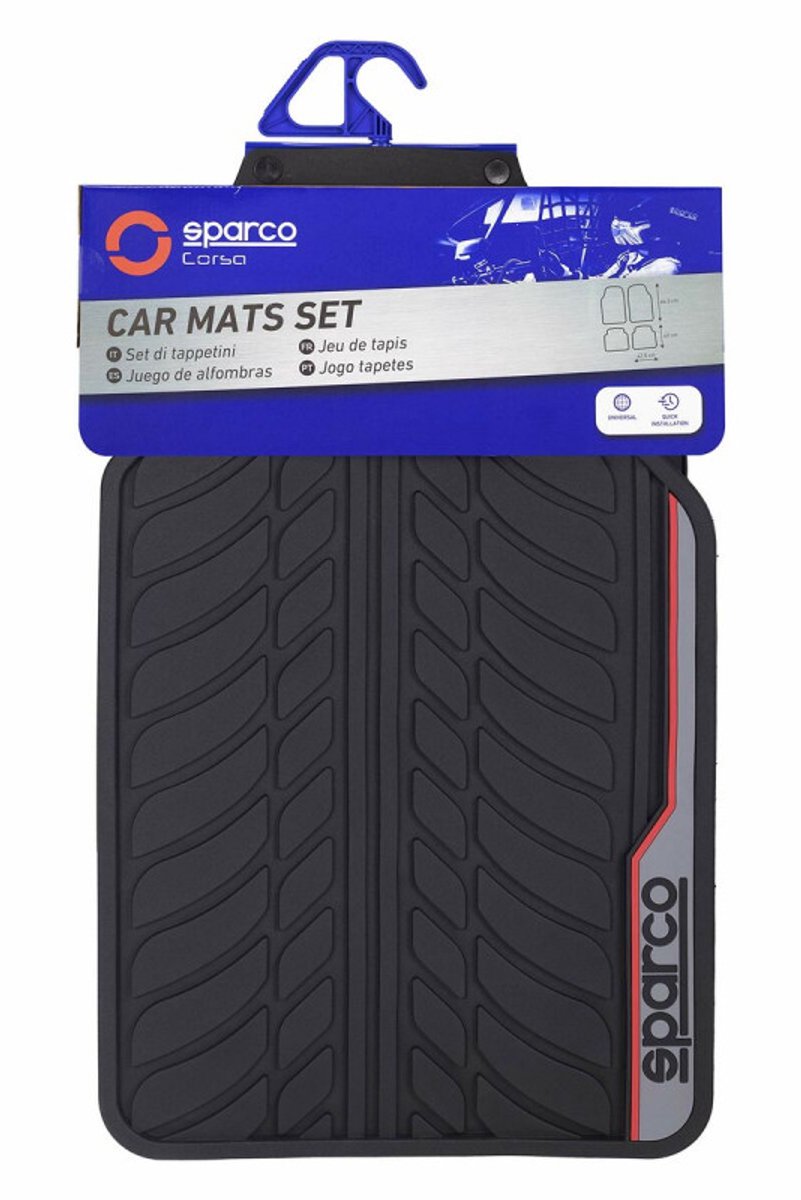 Sparco Fußmattensatz für Auto F507 Universal
