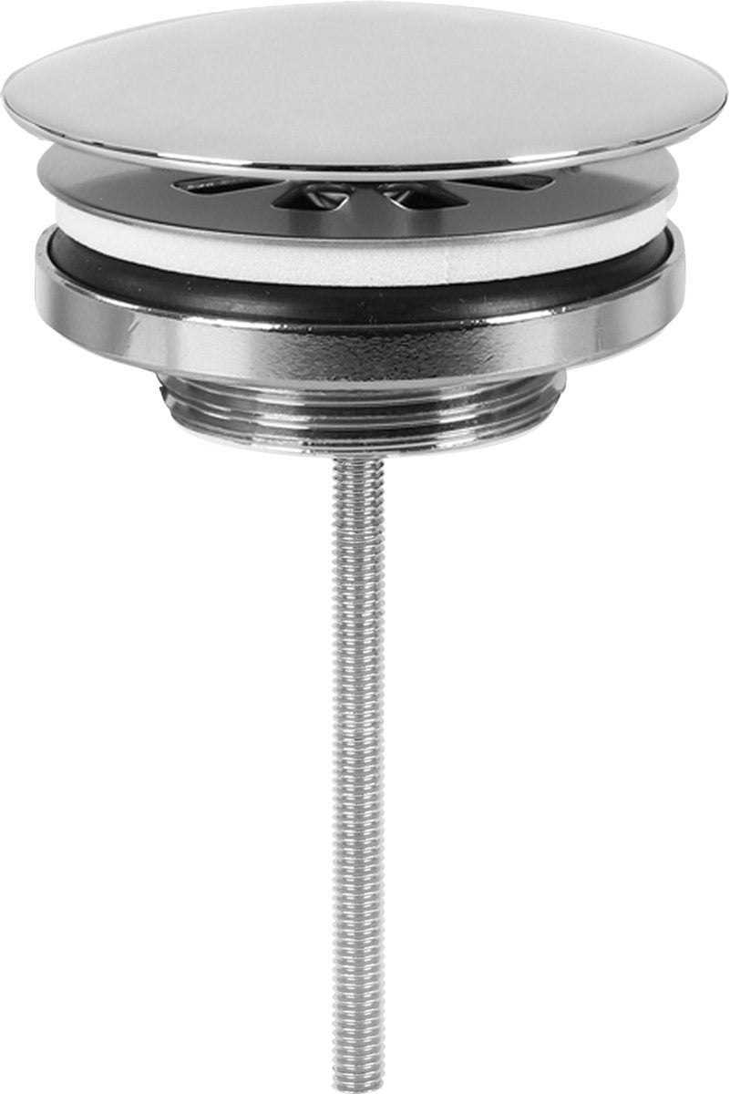 Differnz-Ablassschraube Chrom - immer offen - ã˜ 72 mm - mit Schraube
