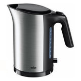 Braun WK5100BK Kessel 1,7L 2200W Edelstahl Schwarz - afbeelding 1