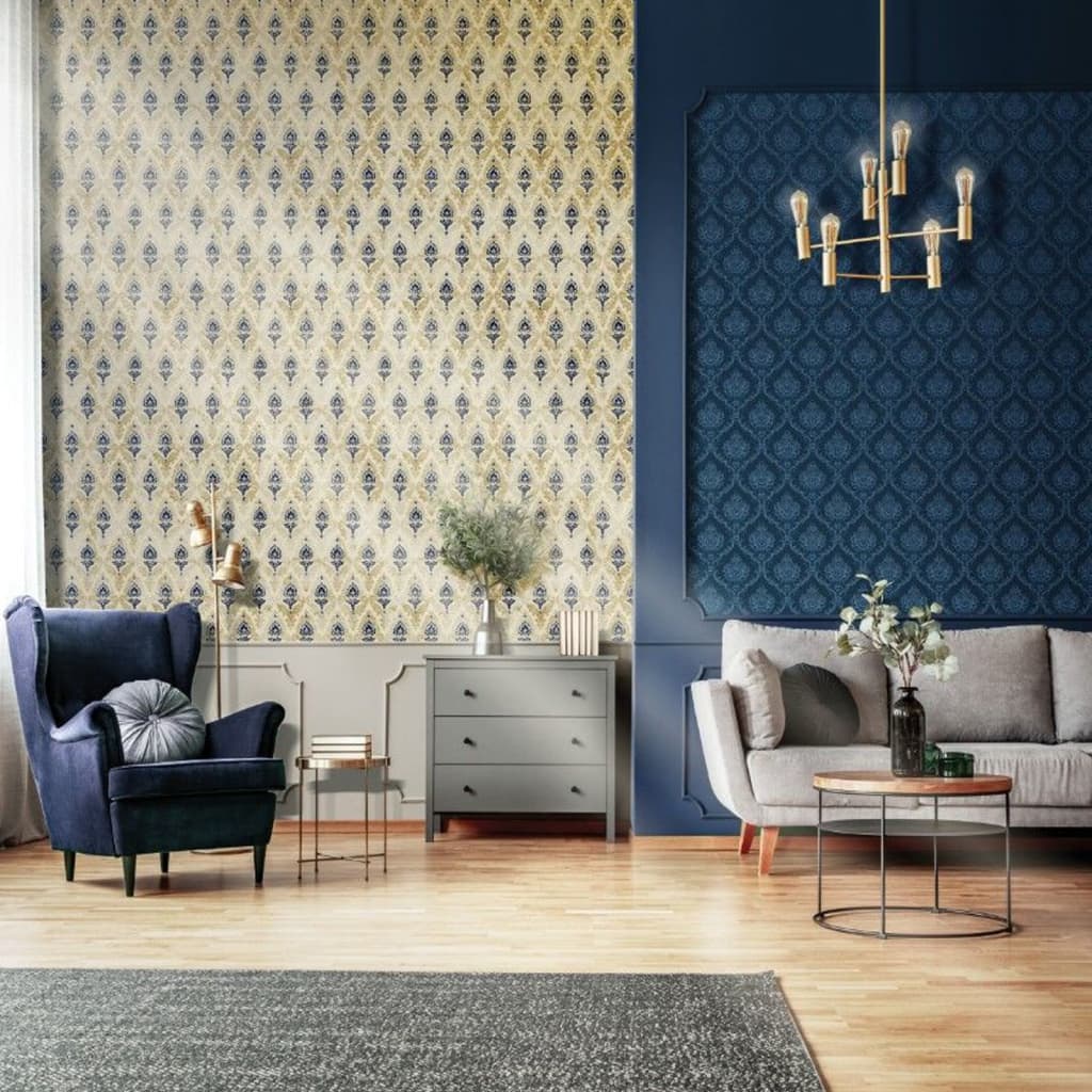 Noordwand Noordwand Tapete topchische Ornamente Marine Blau