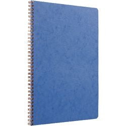Notizbuch agebag A4 kariert blau