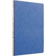 Notizbuch agebag A4 kariert blau