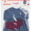 Corolle Jeans-Puppenhals mit Schal, kleiner Entdecker – 42 cm