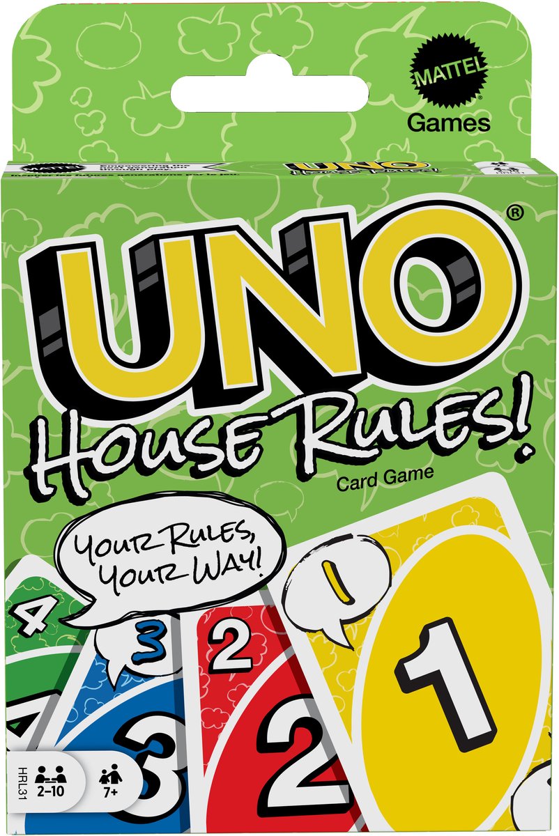 Mattel Games Uno Hausregeln
