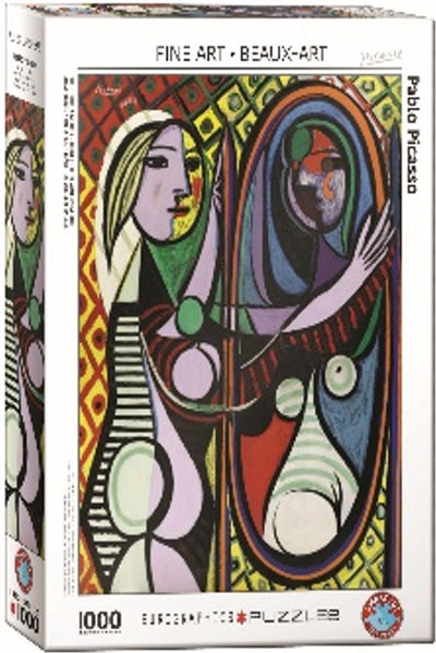 Eurographics – Mädchen vor einem Spiegel [jeune fille devant un miroir] – Pablo Picasso – 1000 Teile 48×68 cm (B×H) – Kunstpuzzle