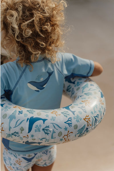 Kleine niederländische Ozeanträume Schwimmring Blau, 50 cm