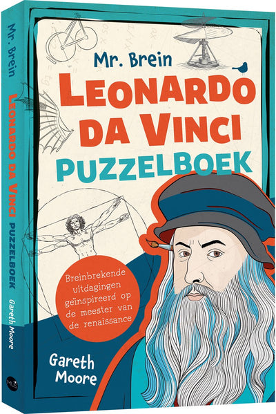 Bbnc-Verleger Mr. Brain Leonardo da Vinci-Rätselbuch