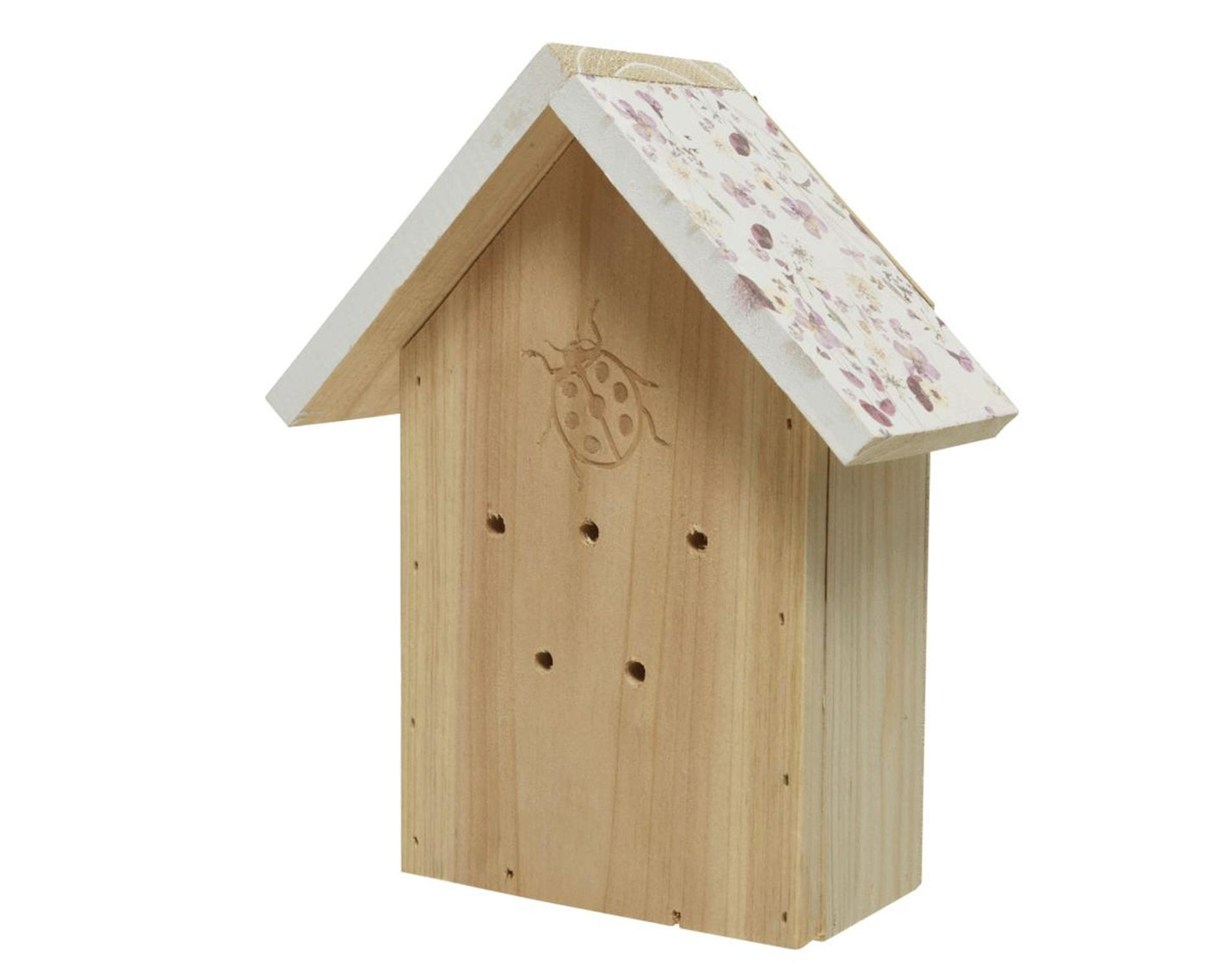 Decoris Insektenhaus Kiefer 21cm Marienkäfer