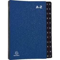 Sortiermappe exacompta blau a-z