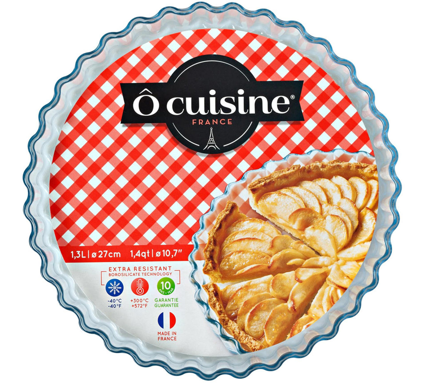 Arcuisine Kuchenform aus Glas ø27cm